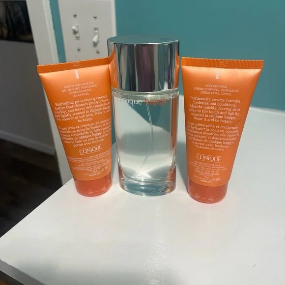 Clinique Happy Orange Body Care Trio - Picture 2 of 2